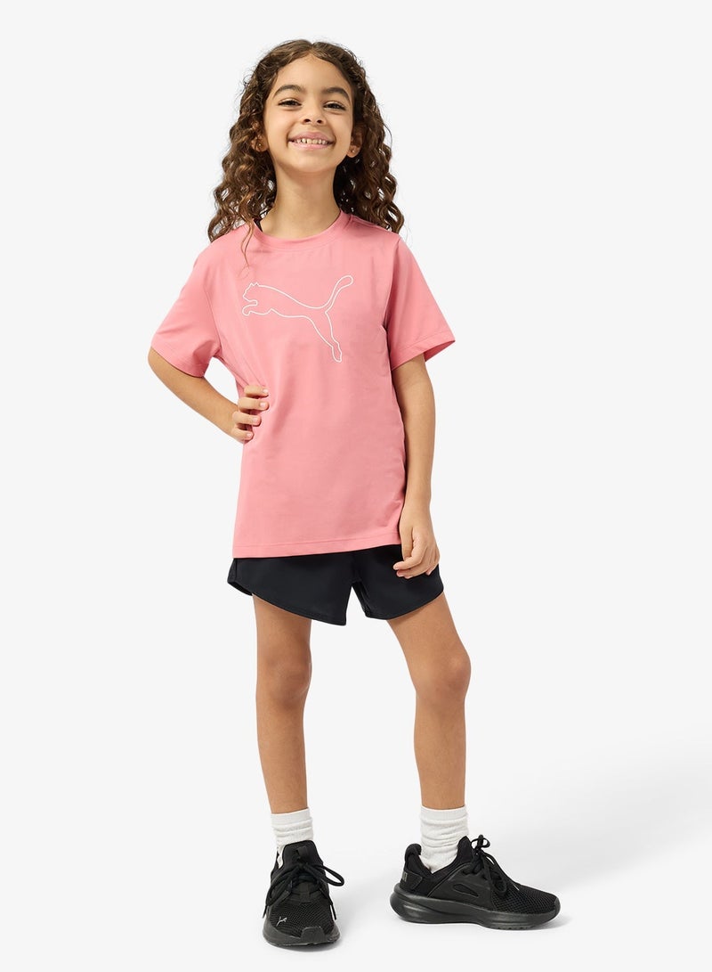 بوما تيشيرت بشعار قطة أساسي للشباب - Image 4